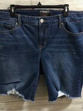 Torrid Mid Rise Bermuda Jean Shorts